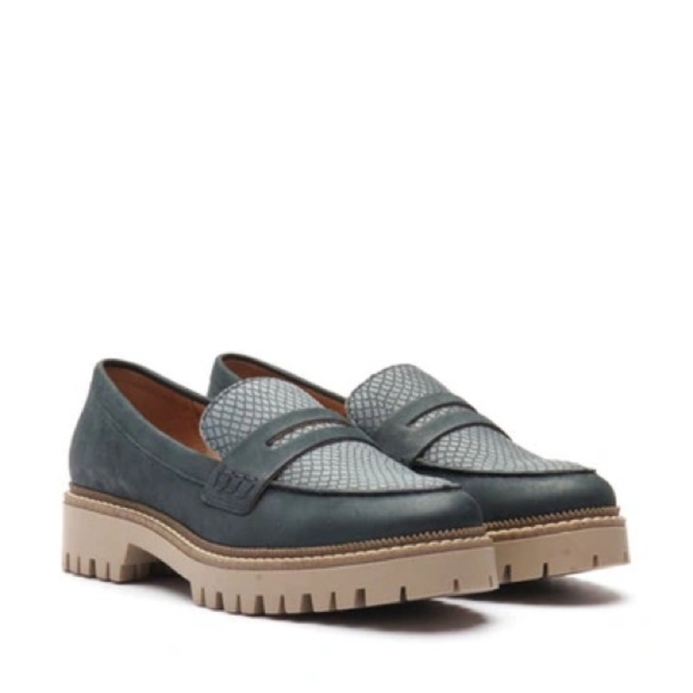 Crevo May Chunky Slip On Loafer - 11 M Light Blue